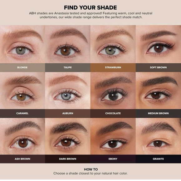 Anastasia Beverly Hills Brow Wiz Dark Brown Eyebrow Pencil NEW NIP - Picture 8 of 10